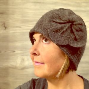 100% Wool Gray Hat